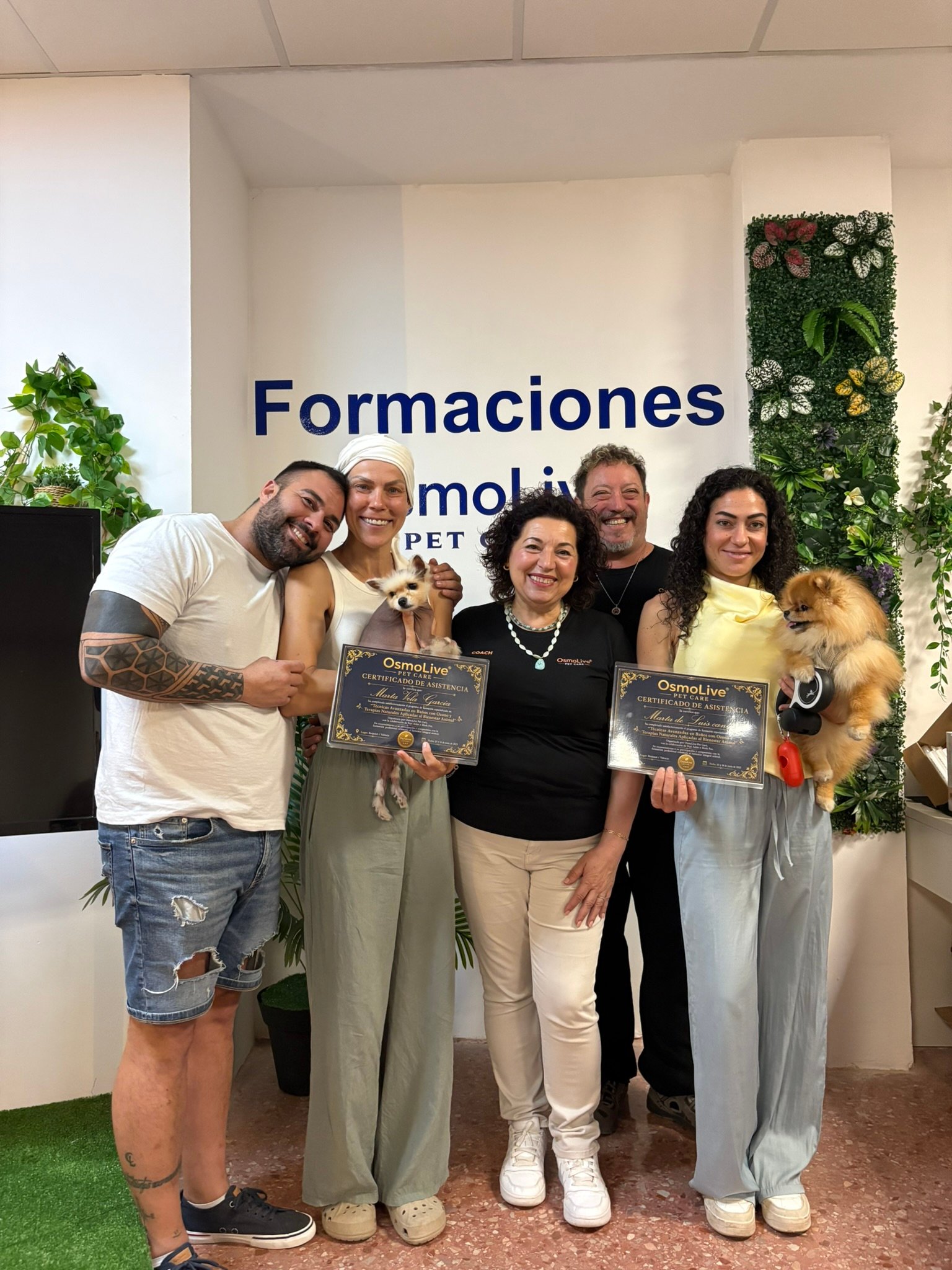 Formación presencial OsmoLive Pet Care con profesionales del sector